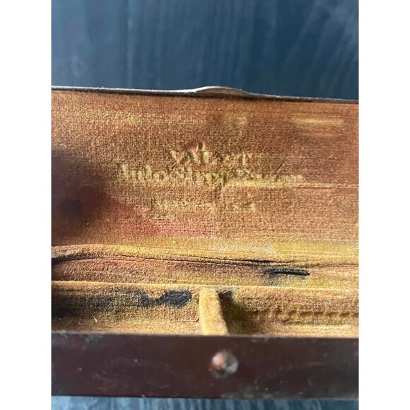 Vintage Valet AutoStrop Razor Gold-Plated Safety Razor With Original Case - Picture 5 of 7